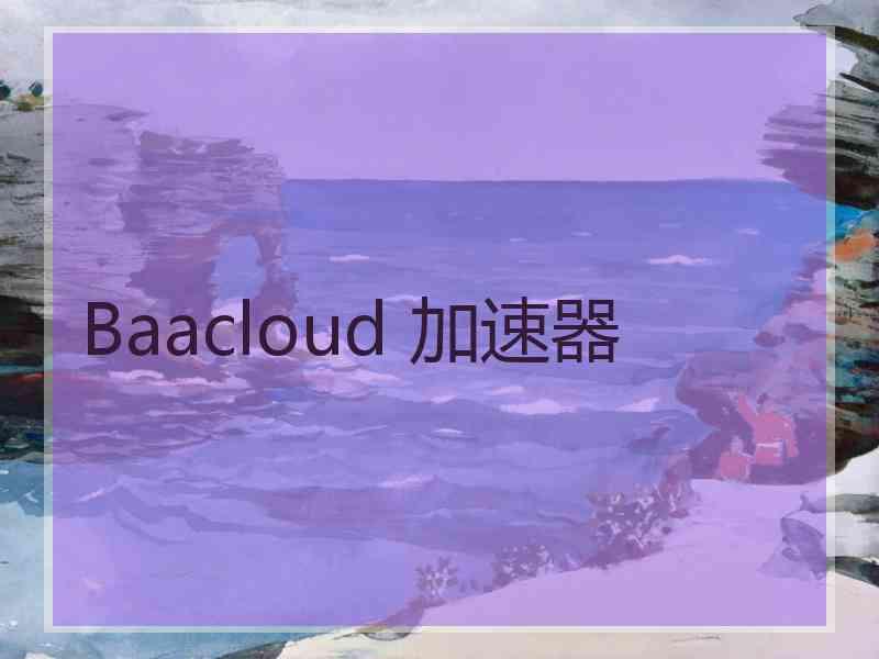 Baacloud 加速器 Baacloud 加速器