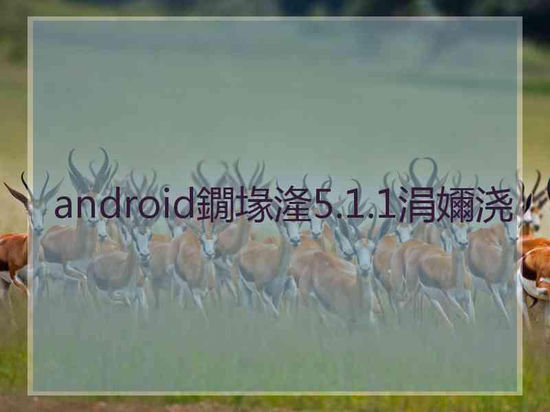 android鐗堟湰5.1.1涓嬭浇