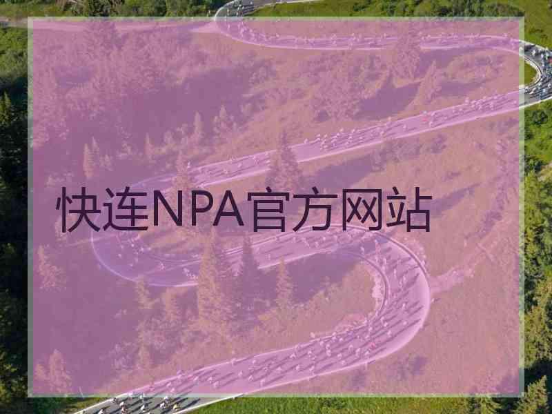 快连NPA官方网站 快连NPA官方网站