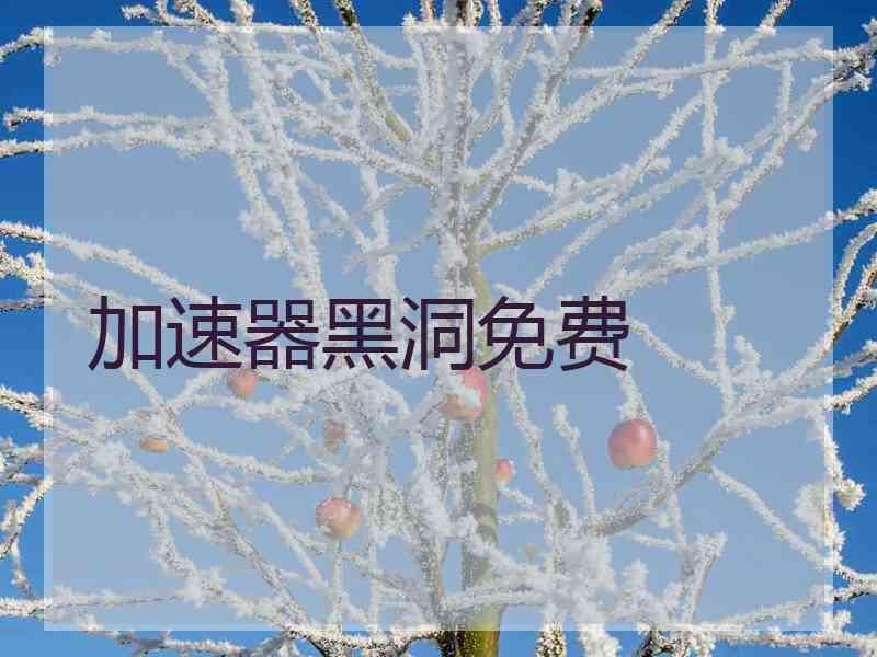 加速器黑洞免费 加速器黑洞免费