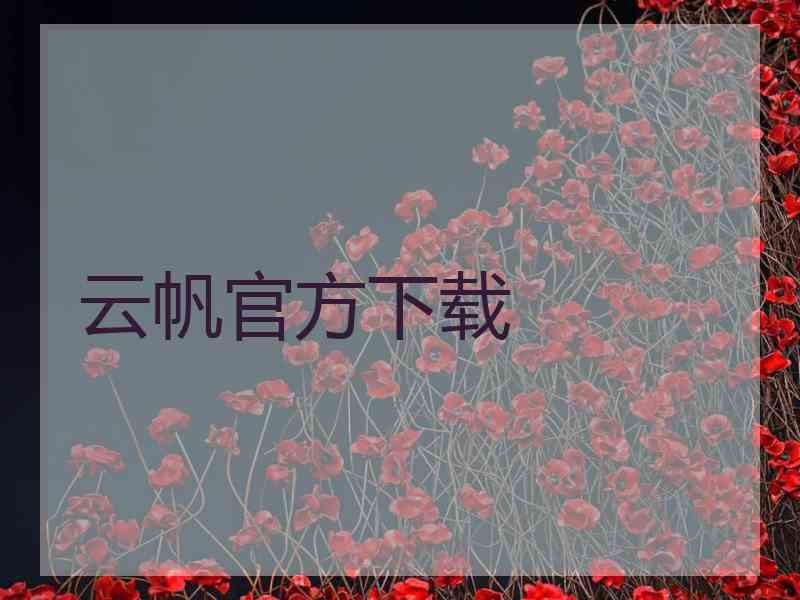 云帆官方下载 云帆官方下载