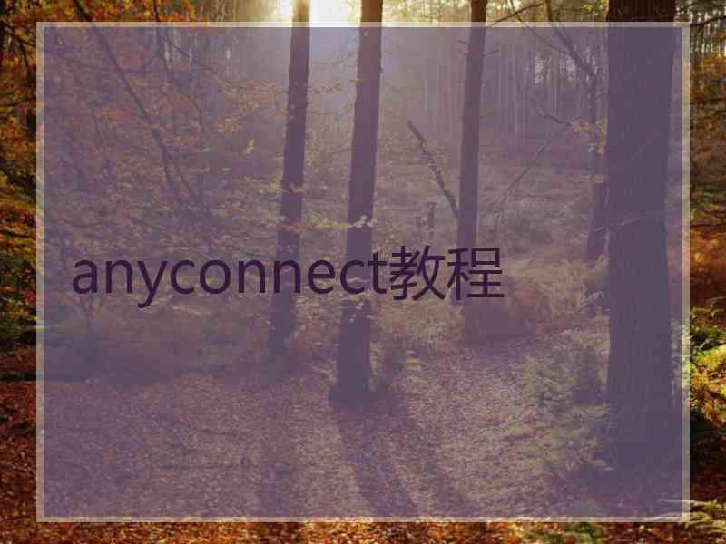 anyconnect教程 anyconnect教程