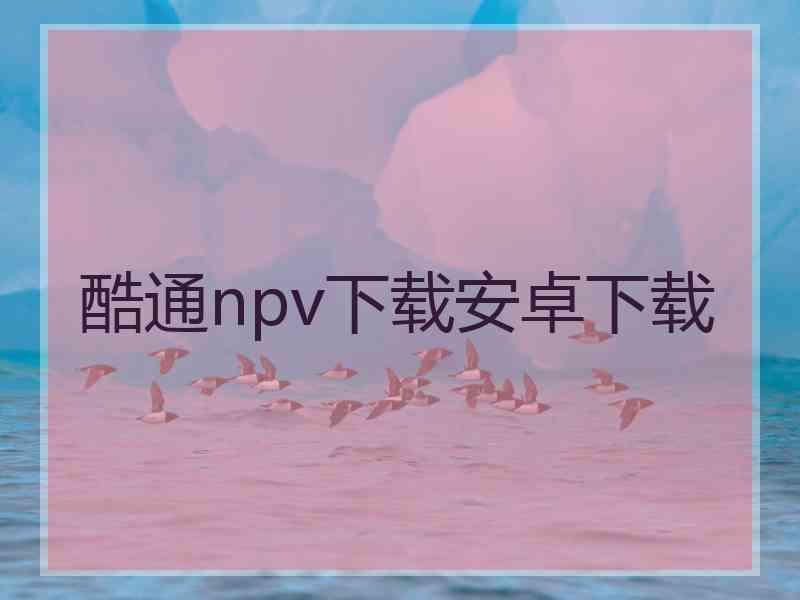 酷通npv下载安卓下载