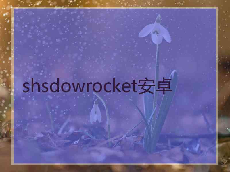 shsdowrocket安卓