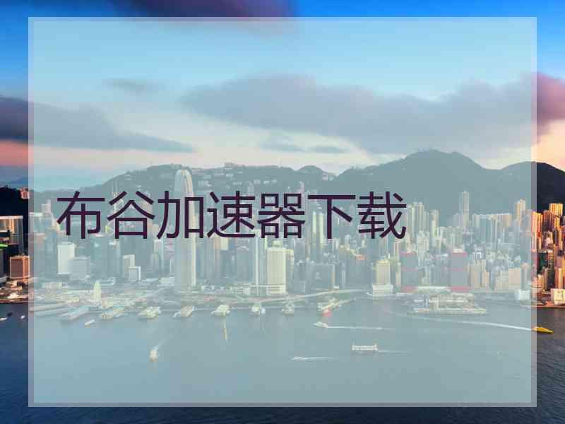 布谷加速器下载