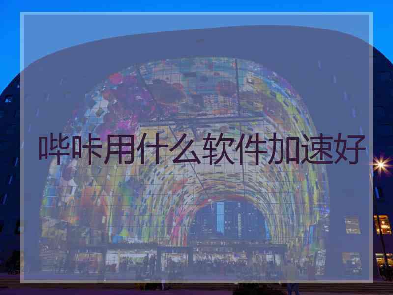 哔咔用什么软件加速好