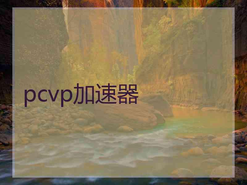 pcvp加速器