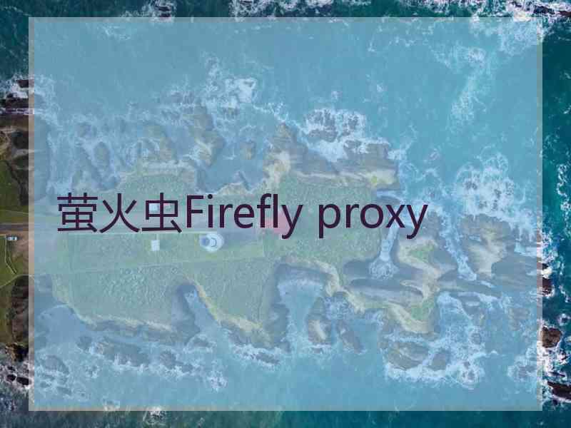 萤火虫Firefly proxy