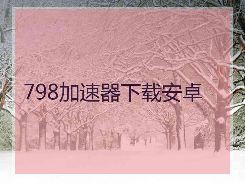 798加速器下载安卓