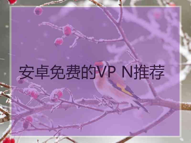 安卓免费的VP N推荐