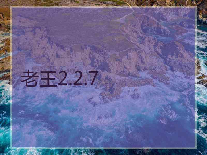 老王2.2.7