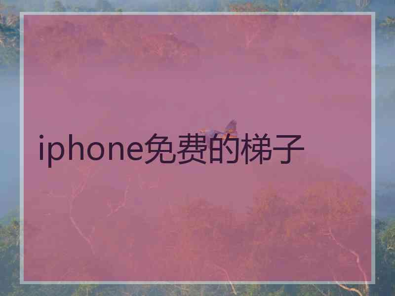 iphone免费的梯子