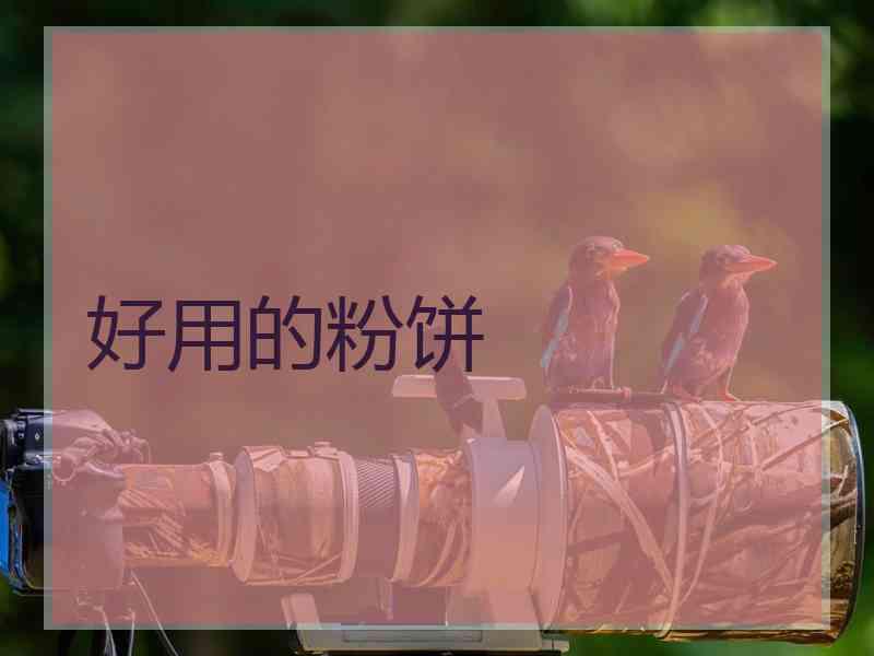 好用的粉饼