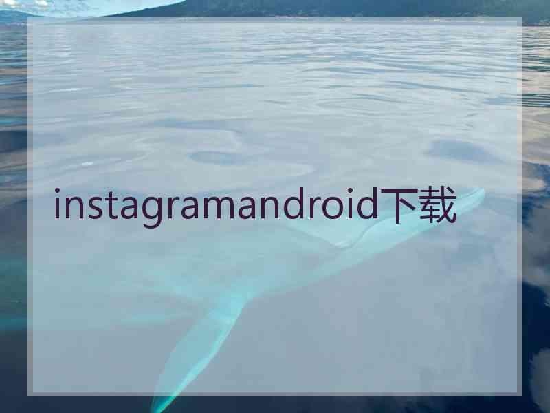 instagramandroid下载