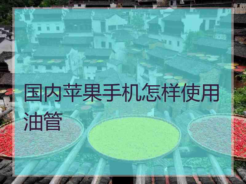 国内苹果手机怎样使用油管