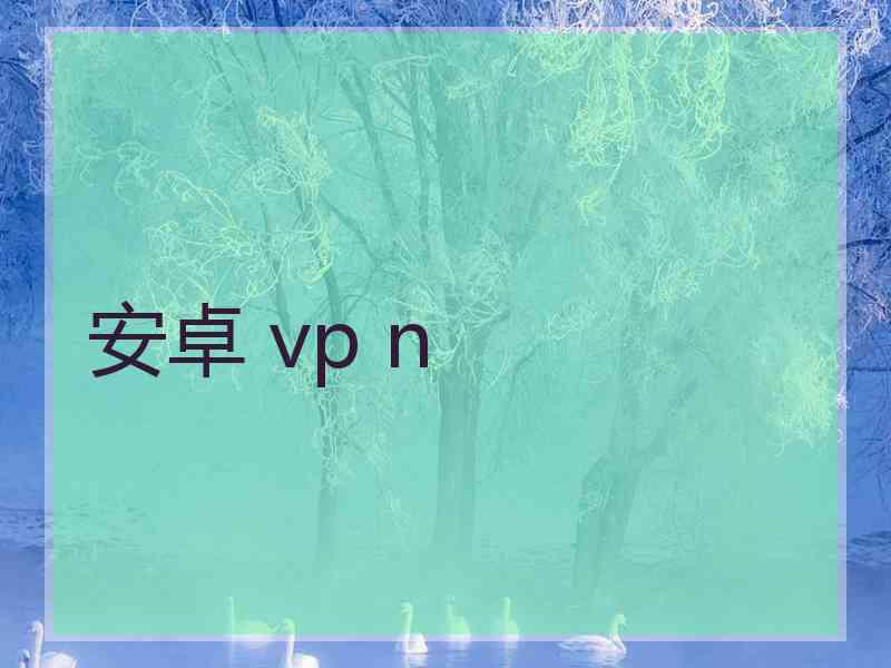安卓 vp n