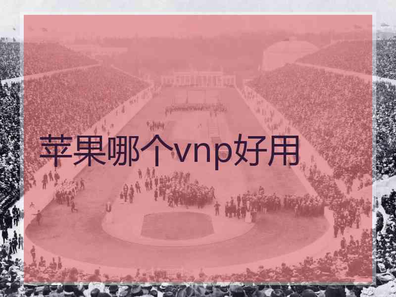 苹果哪个vnp好用